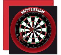 Fun 71st Birthday Cards for Men Woman, Dart Board