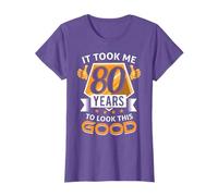 Fun 80th Birthday Gift Design Looking Good At 80 T-Shirt