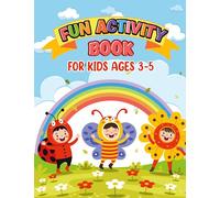 Fun Activity Book For Kids: Activity book for kids 3-5 years old | Letter Tracing | Number Tracing | Connect The Dots | Find The Differences | Mazes