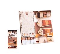 Fun Adhesive Note and Lined Notepads Cartoon Adhesive Notes Paper Memo Pad for Daily Journaling Planning and Note Taking Fun Molded Gluey Record