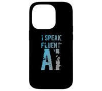 Fun AI Humor Speak Fluent AI Artificial Intelligence Quotes Case for iPhone 14 Pro