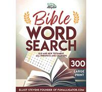 Fun Alligator Bible Word Search: Old and New Testament: All Phrofets and Chapters - 300 - Large Print