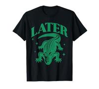 Fun Alligator Illustrative Graphic Men and Boys Later Gator T-Shirt