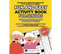 Fun and Easy Activity Book for Seniors. Made for Alzheimer and Dementia’s patients: +100 Large Print Memory Games and Puzzles. Includes Mazes, Word ... Made for Alzheimer and Dementia’s patients)