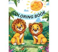 Fun and Easy Coloring Book for Kids : Adorable Animals And playful Shapes for Age of 3-6