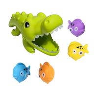 Fun And Engaging Cayman Eating Fish Bath Toy Great For Children Hand Eye Coordination For Water Play Activity Fish Eating Game Bath Toy