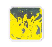 Fun and Function - Jumbo Gel Floor Tiles - Large (15.7 x 15.7 Inch) Liquid Floor Tiles for Sensory Needs - Sensory Floor Tiles for School, Office(Yellow-gray)