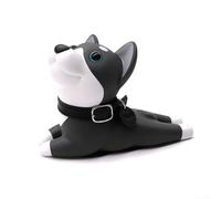 Fun and Functional Cartoon Door Stopper No Drill, Easy to Position Anywhere (Gray Dog)