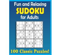 Fun and Relaxing Sudoku for Adults: Easy Puzzles for Dementia Patients (Large Print) (Easy Activities)