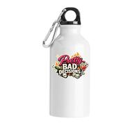 Fun and Risky Night Adventures Tourist Water Bottle White