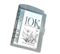 Fun and Simple Envelope Monthly Money Saving Challenge Binder Book with Clear Covers for Saving 2 5/5/10K Dollars Gift Students Financial Education