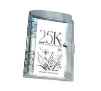 Fun and Simple Envelope Monthly Money Saving Challenge Binder Book with Clear Covers for Saving 2 5/5/10K Dollars Gift Students Financial Education