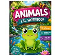 Fun Animal Activities, Vocabulary Building & English Learning for Kids Ages 3-8: Learn and Have Fun