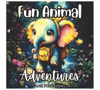 Fun Animal Adventures Coloring Book For Kids: A Jungle Safari Animal Coloring Journey for Boys and Girls