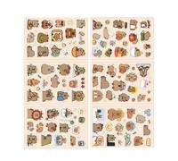 Fun Animal Sticker PET for Notebook Journal Water Bottle Laptop Skateboard Scrapbook Kid Motivational Phone Case Decoration Sticker