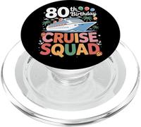 Fun At Sea 80th Birthday Cruise Squad Ship Theme PopSockets PopGrip for MagSafe