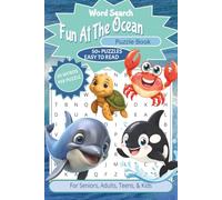 Fun At The Ocean Word Search Puzzle Book: Fun at the Ocean Word Searches with Easy to Read Print | 6x9 inches, 110 pages | 50+ puzzles... Gift for Vacations, Holidays, and Free time