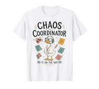 Fun Back to School Counselor SPED Teacher Chaos Coordinator T-Shirt