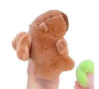 Fun Backpack Bag Pendant Ornament with Keyring Squeeze Toy Soft Practical Keychain Holder for Animal Enthusiasts Cute Animal Bag Charm