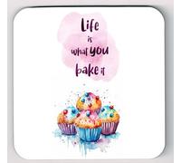 Fun Baking Term Quote Coaster, GBBO Fan Coaster, Home Is What You Bake It, Image 14