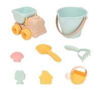 Fun Beach Toys, Castle Building Digging Tool, 4.52x6.69in Sand Play Kit with Easy Grip Handles, Durable Sand Molds Shovel Set, Bright Color Summer Design, Kids Outdoor Pool Beach for Vacation