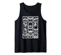 Fun Bee Stamp Art, Cute Honeybee Vintage Botanical Insect Tank Top