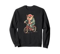 Fun Bicycle Piggy Costume with Sunglasses and Bike Sweatshirt