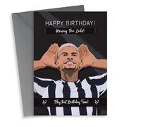 Fun Birthday Card - Bruno Guimaraes - Newcastle United - Toon Army