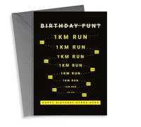 Fun Birthday Card - For Hyrox Hero - Running