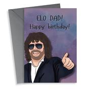 Fun Birthday Card - Jeff Lynne ELO - For Dad