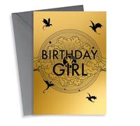Fun Birthday Girl Card - For Her - Fourth Wing Book
