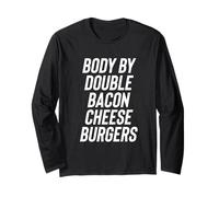 Fun Body by Double Bacon Cheeseburgers Meme Saying Long Sleeve T-Shirt