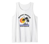 Fun Bondi Beach Australia Beach Sunset Men Women Novelty Art Tank Top