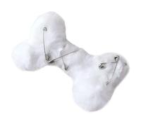 Fun Bone Hair Clip Furry Bone Lovely HairPins For Lady Women Hair Jewelry Oversized Hair Clip White Bone Shape