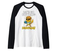 Fun Bowling Outfit for the Bowling Team Raglan Baseball Tee