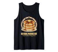 Fun Breakfast Desserts Graphics National Pancake Day Tank Top