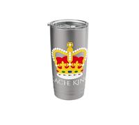 Fun Cache King Geocache Geocaching Stainless Steel Insulated Tumbler