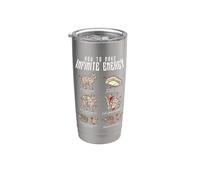 Fun Cat Infinite Energy Loop Sarcasm Science Hypothesis Cats Stainless Steel Insulated Tumbler