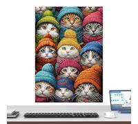 Fun Cats Puzzle - 1000 Piece Jigsaw Puzzle For Adults, Challenging Animal Cute Kitten Puzzles As Home Wall Art, For Women Men Collectors Family Gatherings Holiday Birthday Party Festive Season Office