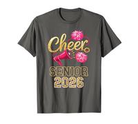 Fun Cheer Senior 2026 Jump Camp Seniors Pompom Captain Crew T-Shirt