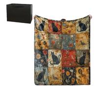 Fun Chicken Head Pattern Plush Blanket, Colorful Farmhouse Flannel Throw, Cute Rooster Printed Decor Blanket, Lightweight Cozy Warm Fuzzy for Home Bedding, All Season Warm Blankets (#B,130*150)