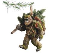 Fun Christmas Ornaments - 2D Acrylic Funny Festive Cute, Christmas Ornaments Animal Charm | Festive Decorations for Door Window Patio Porch Yard Living Room Bedroom Party Holiday Display