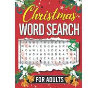 Fun Christmas Word Search Puzzle for Adults . 20 Puzzles Stocking Stuffer Office Present Gift Exchange