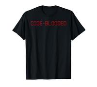 Fun Code-Blooded Computer Software Programmer Tee T-Shirt