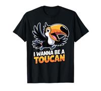 Fun Colorful Elegant Nice Flora Playful Jungle Great Toucan T-Shirt