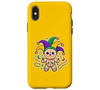Fun Colorful Mardi Gras Voodoo Doll Case for iPhone X/XS
