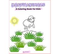 Fun Coloring Book for Kids Ages 3-8: Cute Cartoons, Educational and Entertaining Toddler Activity Book