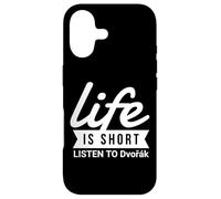 Fun Composer Life Is Short Listen to Dvorak Case for iPhone 17