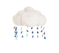 Fun Costumes Adult Rain Cloud Plush Hat Standard White