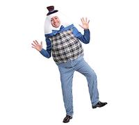 Fun Costumes Classic Humpty Dumpty Adult Fancy Dress Costume X-Large Multicolor